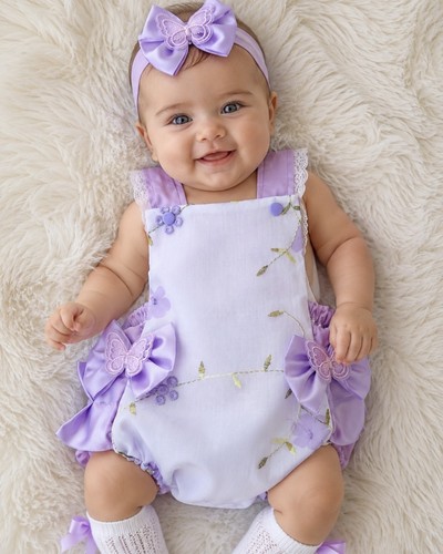 Romany spanish lilac romper - spanish,
