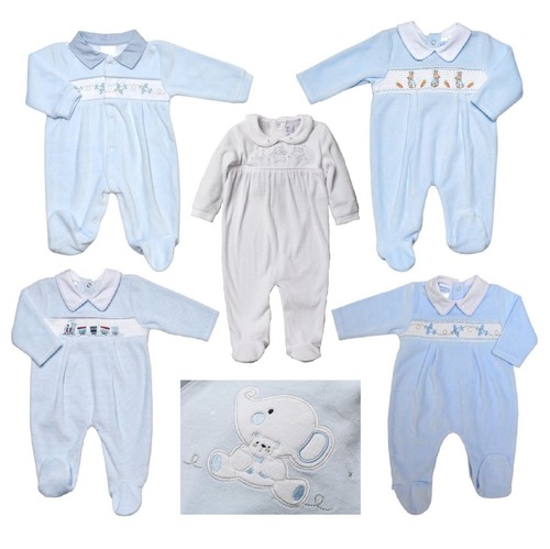 Baby boy velour - boy, sleepsuit