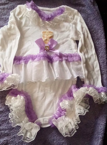 Purple white romany style - purple,
