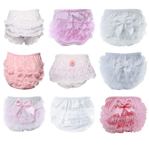 Baby girls frilly bloomers - baby,