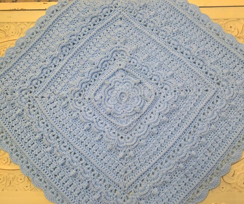 Blue handmade spanish romany - blue,