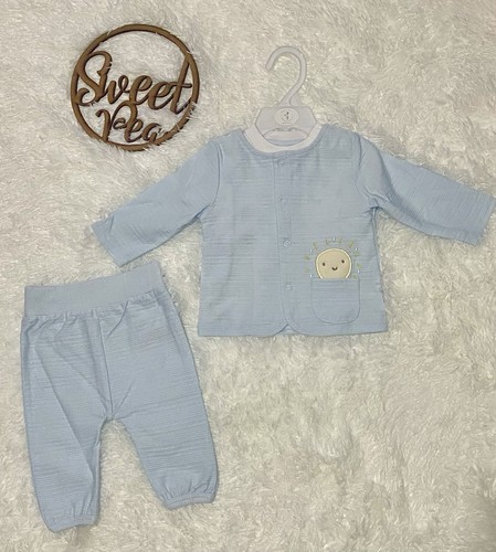 Baby boys blue piece outfit - baby, 3