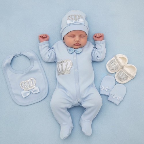 Baby boys set blue piece - baby, 5