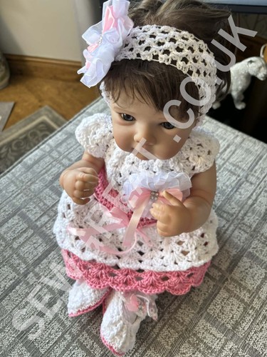 Baby dress headband shoes - dress,