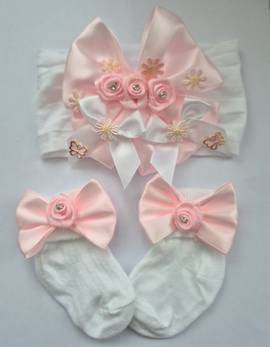 Romany baby socks and headband - romany,